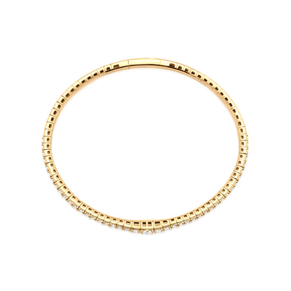 Diamond 18K Gold Bangle